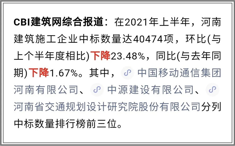 乐动平台登录入口_乐动(中国)
2021年上半年进入全省建筑施工企业中标100强
